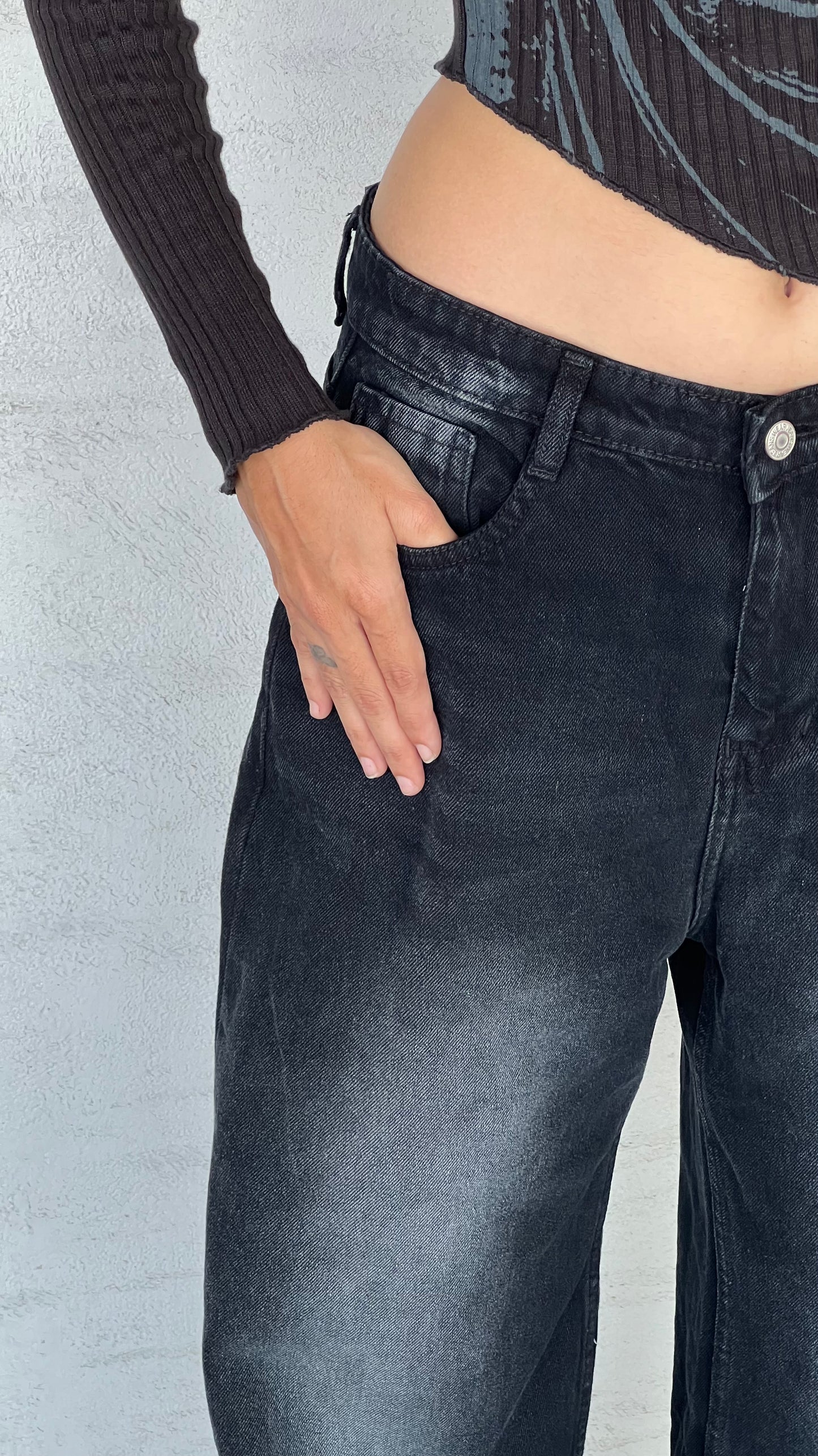 Midnight Wash Baggy Jeans