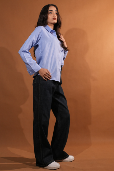 The Teal – Blue-Green Straight Fit Pant