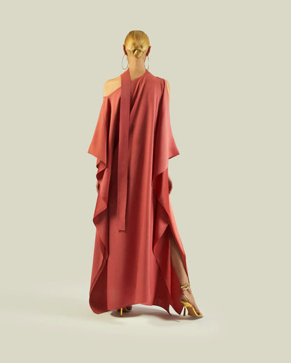 Terra Drape One-Shoulder Gown