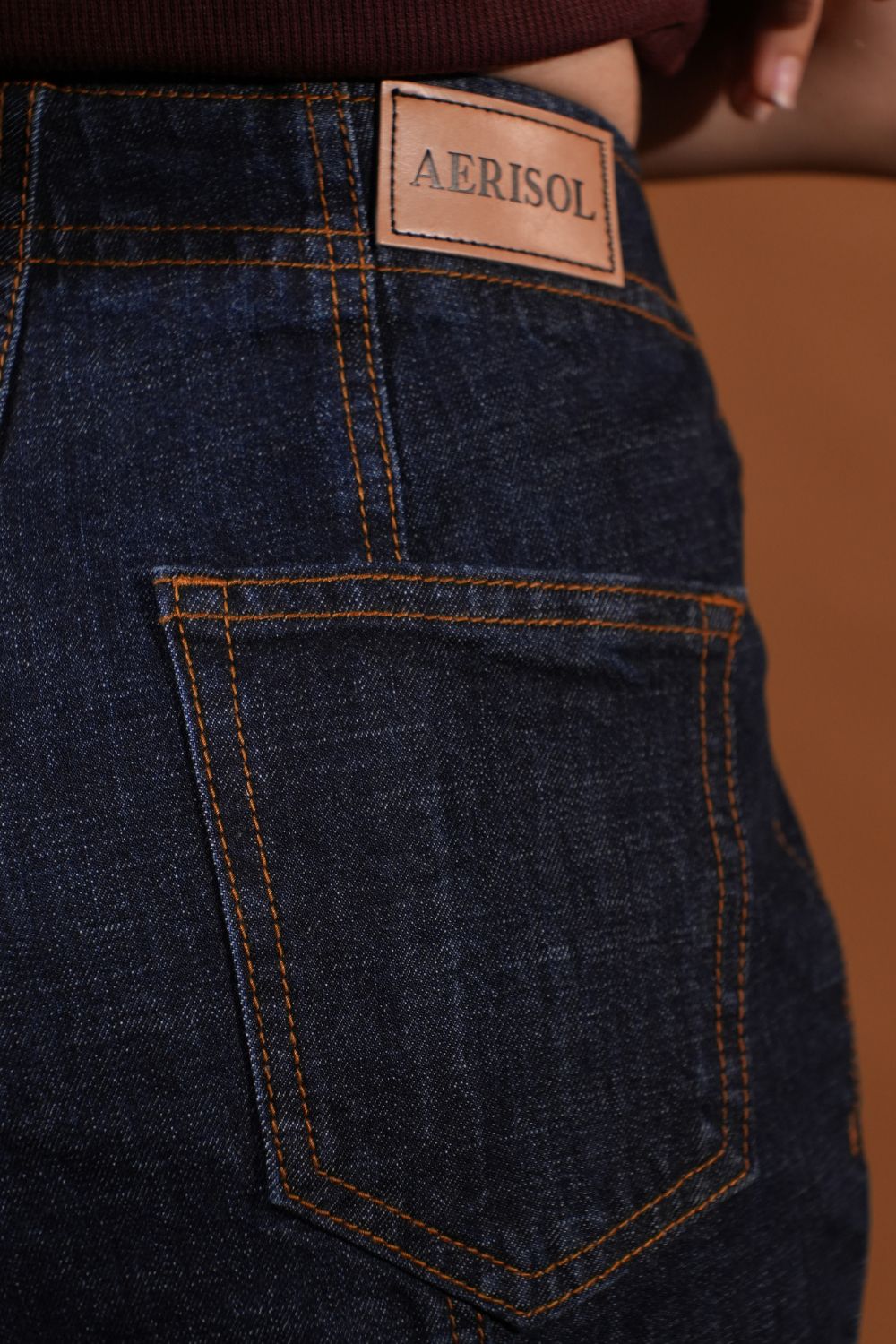 Pure-Line High Waist – Blue One-Piece Jeans