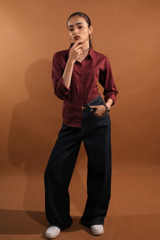 Aero-Barrel Baggy Jeans – True Blue