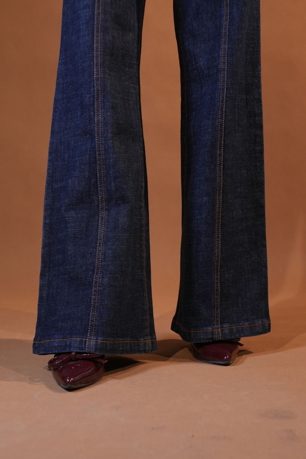 Pure-Line High Waist – Blue One-Piece Jeans