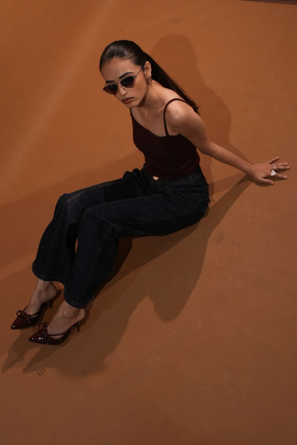 Pure-Line High Waist – Blue One-Piece Jeans