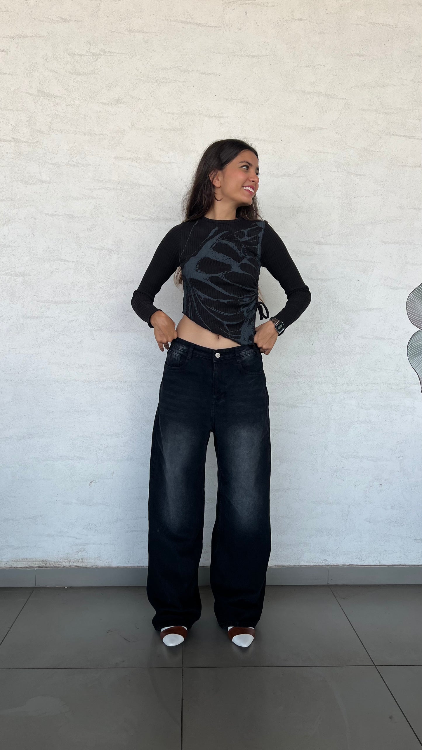 Midnight Wash Baggy Jeans