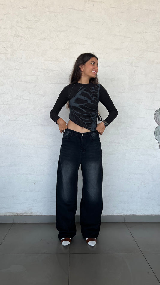 Midnight Wash Baggy Jeans