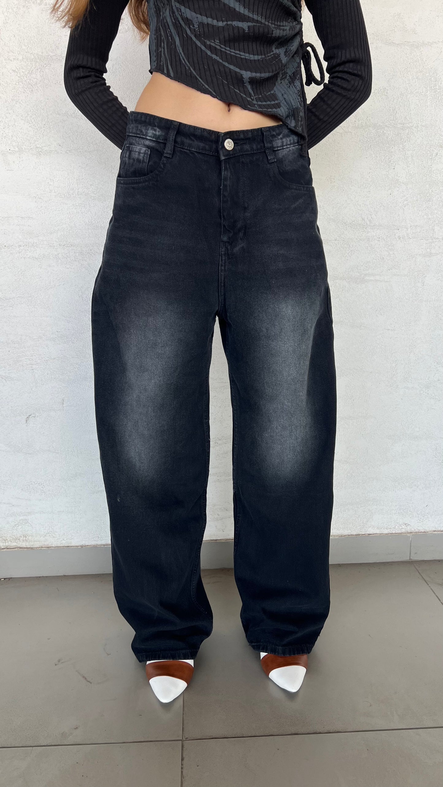 Midnight Wash Baggy Jeans