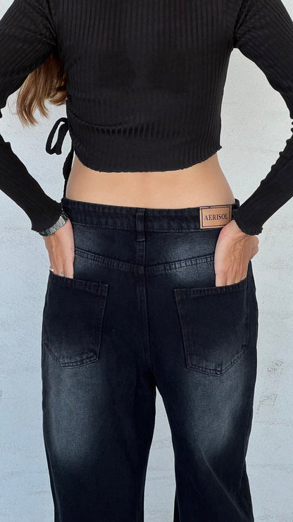 Midnight Wash Baggy Jeans