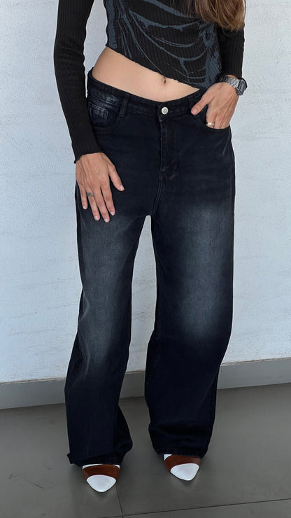 Midnight Wash Baggy Jeans