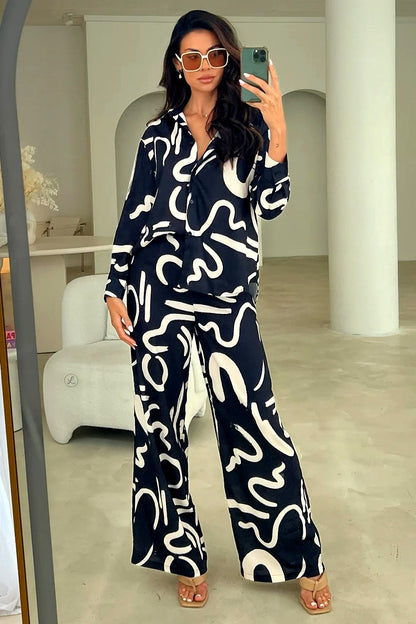 Abstract Brushstroke Co-ord Set