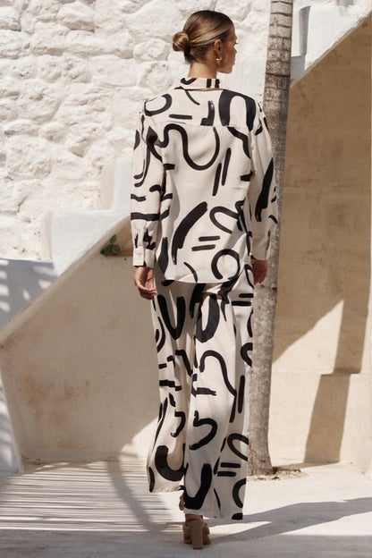 Abstract Brushstroke Co-ord Set