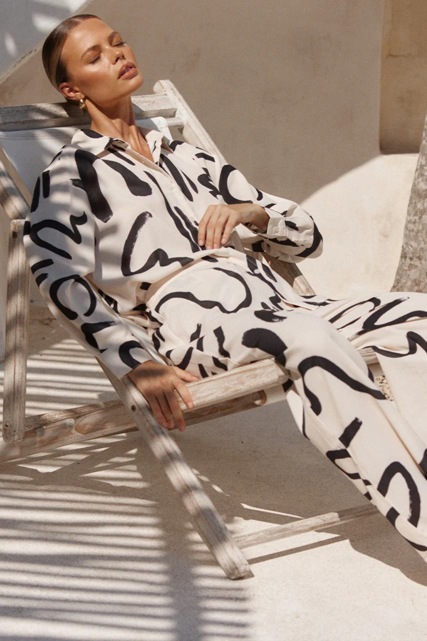 Abstract Brushstroke Co-ord Set